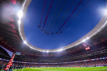 Las imágenes de la inauguración del nuevo estadio del Atlético