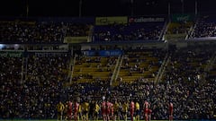 ¡Puras fallas! El América vs Necaxa se detuvo por una falla eléctrica