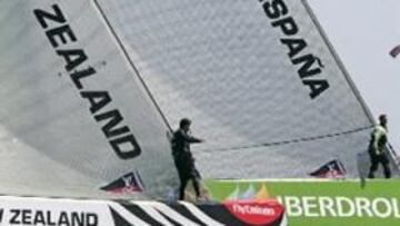 <b>DERROTA ESPERADA.</b> El barco español hizo lo que pudo ante un rival muy superior a priori.