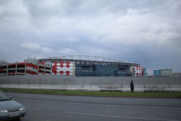 Desde lejos, así se ve el estadio del Spartak de Moscú