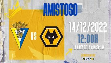 Nueva cita del Cadiz: amistoso ante el Wolves en La Línea