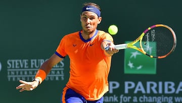 Consulta aquí el horario, televisión y dónde seguir online el encuentro de octavos de final del Masters 1.000 de Indian Wells entre Rafa Nadal y Reilly Opelka.