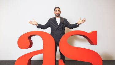 Ilia Topuria, en la redacción de AS.