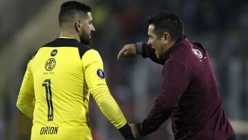 La marca que Agustín Orión estiró en el duelo ante Palmeiras