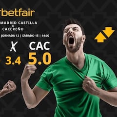 Real Madrid Castilla vs. CP Cacereño: horario, dónde ver, pronósticos y clasificación