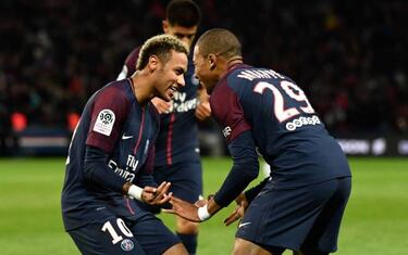 A Cristiano, Neymar and Mbappé forward line...