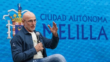 El seleccionador español, Luis de la Fuente.