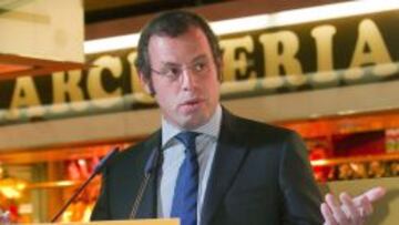 Rosell durante el acto de esta ma&ntilde;ana.