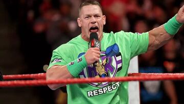 John Cena en una aparición en RAW