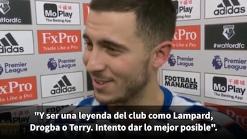 Hazard: "Quiero ser una leyenda del Chelsea"