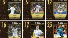 Modric, Sergio Ramos, Isco, Marcelo, Kroos, Benzema...