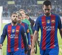 Los 70 de Sergio Busquets y Jordi Alba contra el Madrid