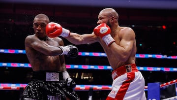 Boxing - Chris Eubank Jr v Conor Benn - Tottenham Hotspur Stadium, London, Britain - April 26, 2025 Chris Eubank Jr in action during his middleweight fight against Conor Benn Action Images via Reuters/Andrew Couldridge