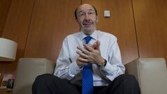 Rubalcaba en una entrevista a AS