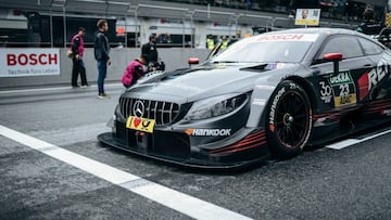 El Mercedes de Juncadella en la pole de Spielberg.