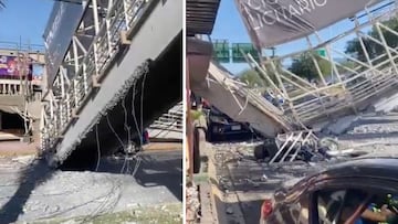 Cae puente peatonal en San Nicolás, Nuevo León: qué pasó y últimas noticias