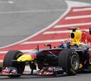 Vettel vuela con el Red Bull del alerón flexible