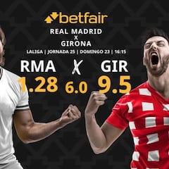 Real Madrid CF vs. Girona FC: horario, dónde ver, pronósticos y clasificación