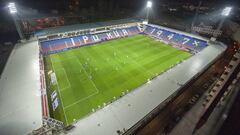 Estadio de Ipurua en el &uacute;ltimo Eibar-Real Sociedad que se jug&oacute; sin p&uacute;blico.