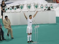 06/07/09 REAL MADRID PRESENTACION DE CRISTIANO RONALDO NUEVO FICHAEJ JUGADOR