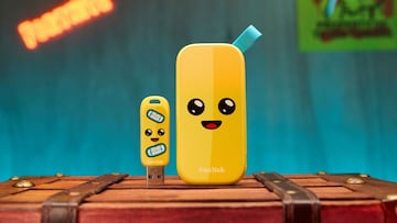 Sandisk Fortnite SSD USB objetos exclusivos