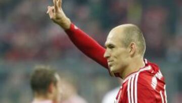 Robben, del Bayern de Múnich.