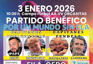 Caminero, De la Red, Tote... en el partido #PorUnMundoSinELA