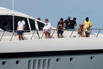 Neymar de vacaciones en Ibiza