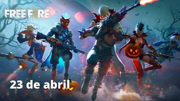 Códigos Free Fire de hoy 23 de abril de 2021; todas las recompensas gratis