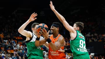 09/01/24 PARTIDO BALONCESTO BASKET
EUROLIGA EUROLEAGUE REGULAR SEASON ROUND 20
VALENCIA BASKET - ZALGIRIS KAUNAS
BRANDON DAVIES EDGARAS ULANOVAS 