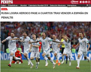 Las reacciones de la prensa internacional a la eliminación de España