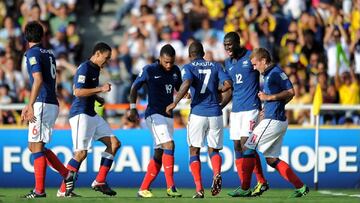 Francia enfrentó a Colombia en el Mundial Sub-20 de 2011