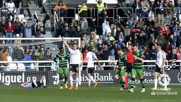 El Burgos contuvo la tardía reacción del Racing
