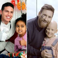 Futbolistas que han dado su apoyo a niños con cáncer