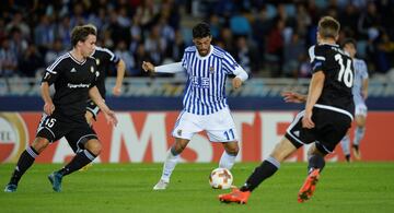 Carlos Vela y Anders Trondsen.