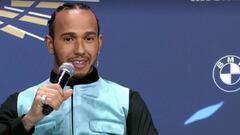 Lewis Hamilton en la Gala de la FIA.