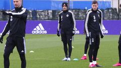 PHOTOGENIC/MIGUEL &Atilde;NGEL SANTOS. VALLADOLID. 29/1/2020. 
 BEN ARFA EN EL ENTRENAMIENTO DEL REAL VALLADOLID. 