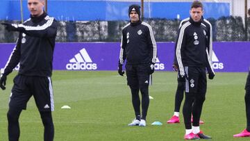 PHOTOGENIC/MIGUEL &Atilde;NGEL SANTOS. VALLADOLID. 29/1/2020. 
 BEN ARFA EN EL ENTRENAMIENTO DEL REAL VALLADOLID. 