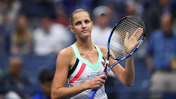 Pliskova no falla antes del parón de la jornada por la lluvia