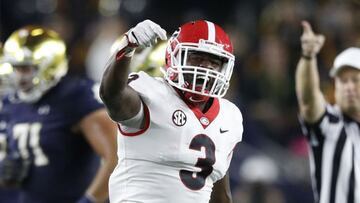 Con el pick global número 11, los Miami Dolphins eligen a... Roquan Smith, linebacker de Georgia.