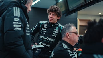 Kimi Antonelli, piloto de Mercedes en la F1.