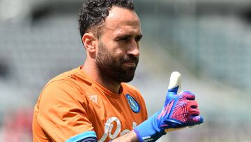David Ospina en su etapa en Napoli