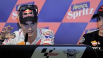 Pedrosa y M&aacute;rquez, en Montmel&oacute;.