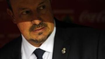 Benítez, durante el partido.