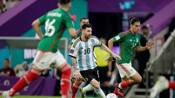 México vs Argentina: Messi sigue invicto ante el seleccionado azteca en Mundiales