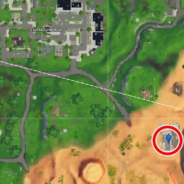 Ubicaci&oacute;n de la estrella de batalla secreta