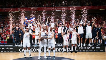 El Real Madrid conquistó en Murcia su liga número 37, un título que todos los jugadores del equipo blanco habían ganado con anterioridad salvo Dzanan Musa (Hezonja tenía una Liga con el Barça). Rudy, que hace unos meses anunció que ésta sería su última temporada, se despide con su título número 26 con el Real Madrid y su séptima Liga. Llull es el que más ha ganado de la plantilla actual del Real Madrid. El menorquín lleva 28 y está a solo cinco de alcanzar a Clifford Luyk, el jugador que más ha ganado en la historia del equipo blanco.