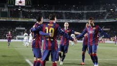 Messi y Neymar guiaron una paliza de Barcelona