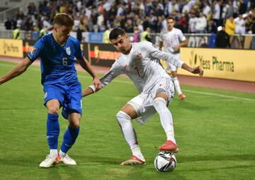 Álvaro Morata y Betim Fazliji.