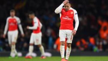 Alexis Sánchez, no pudo evitar la derrota de Arsenal.
